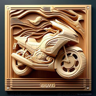 3D модель Honda Deauville (STL)